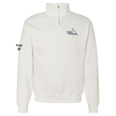 Jerzees Unisex Outlined Sailing Emblem Embroidered Quarter Zip Thumbnail
